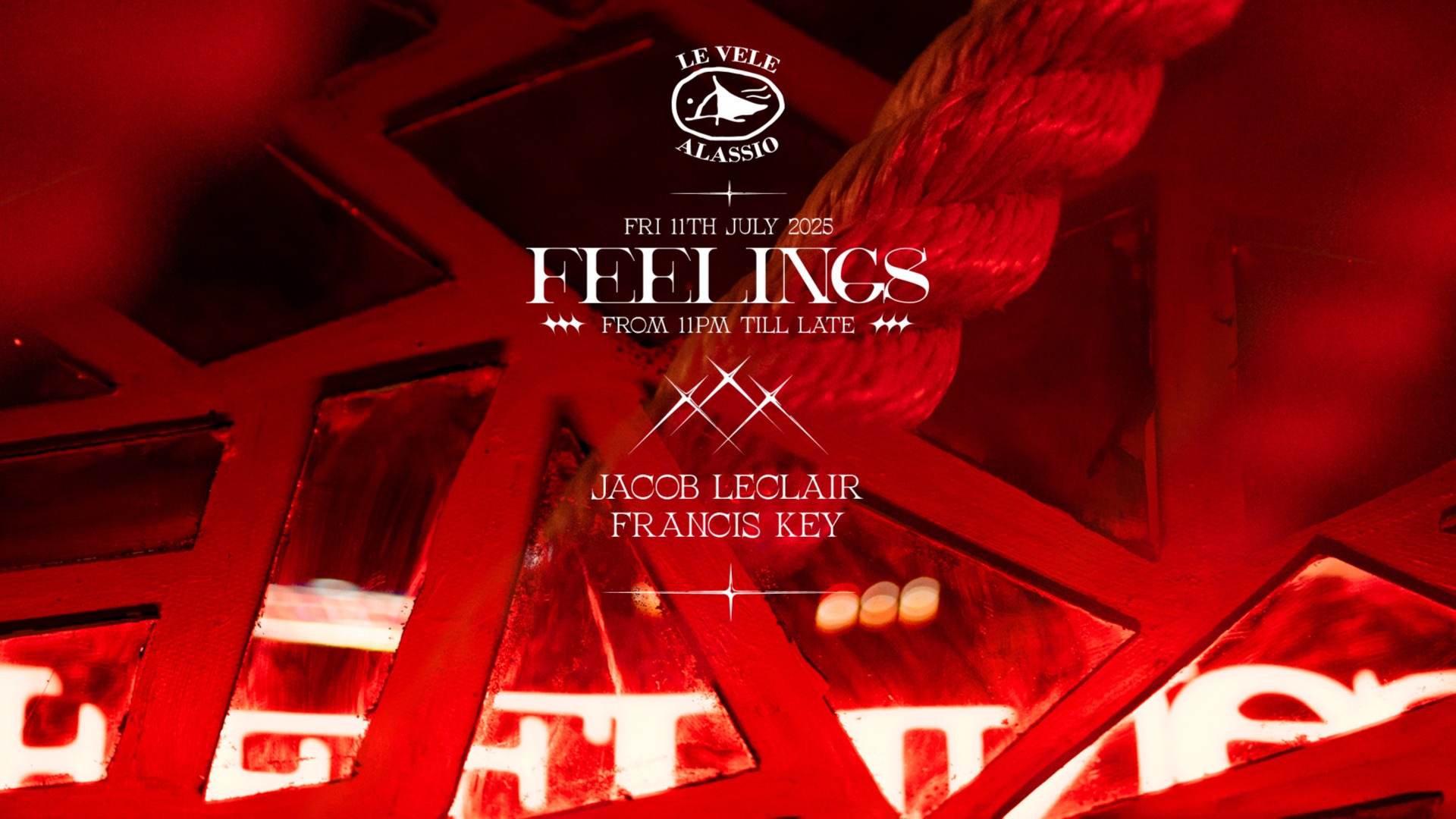 Le Vele Alassio presents Feelings Fri 11th July 2025
