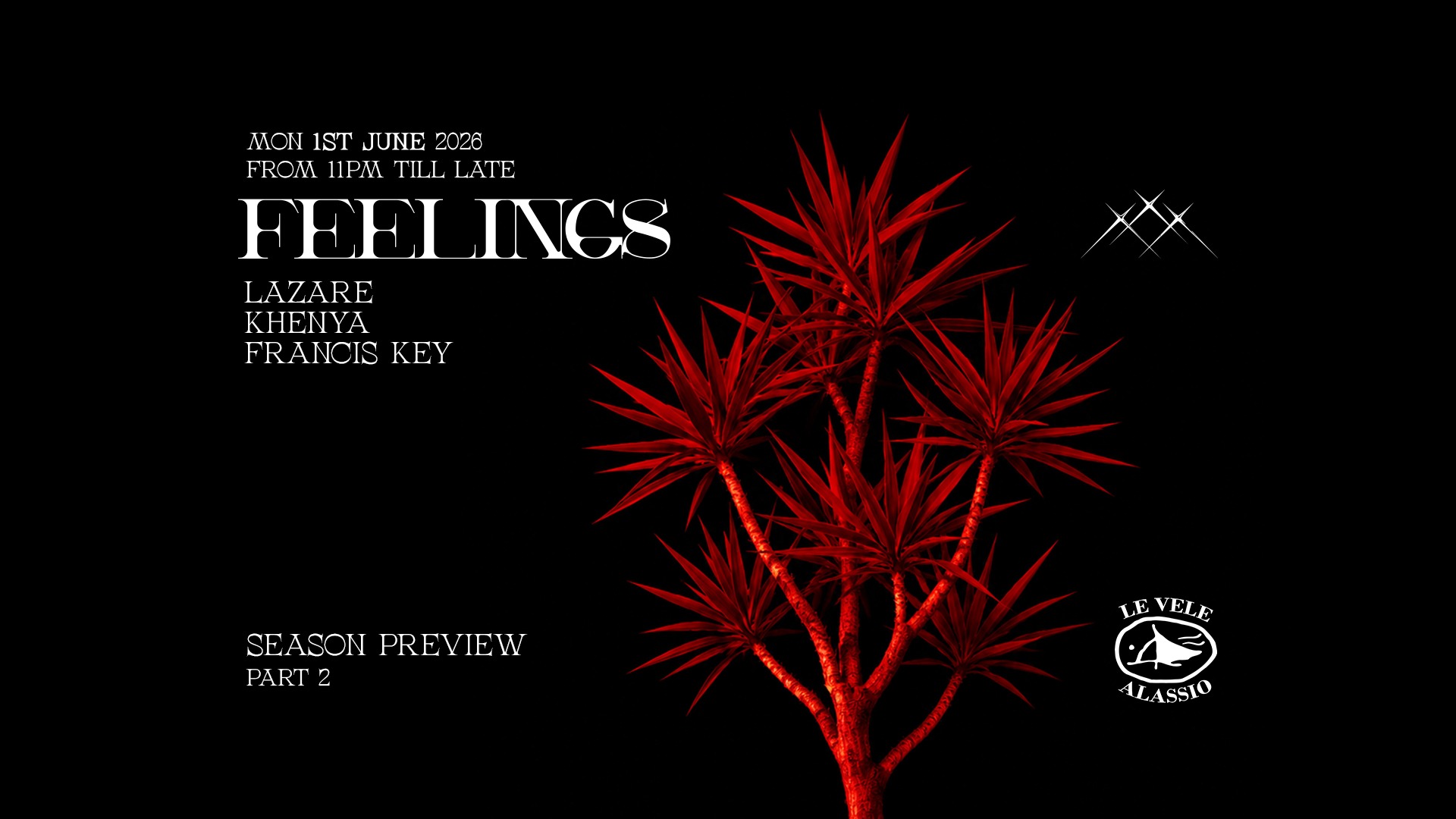 Le Vele Alassio presents Feelings - Monday, 1st June 2026 image