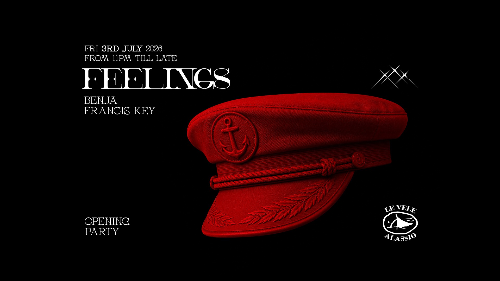 Le Vele Alassio presents Feelings Opening Party - Friday, 3rd July 2026 image