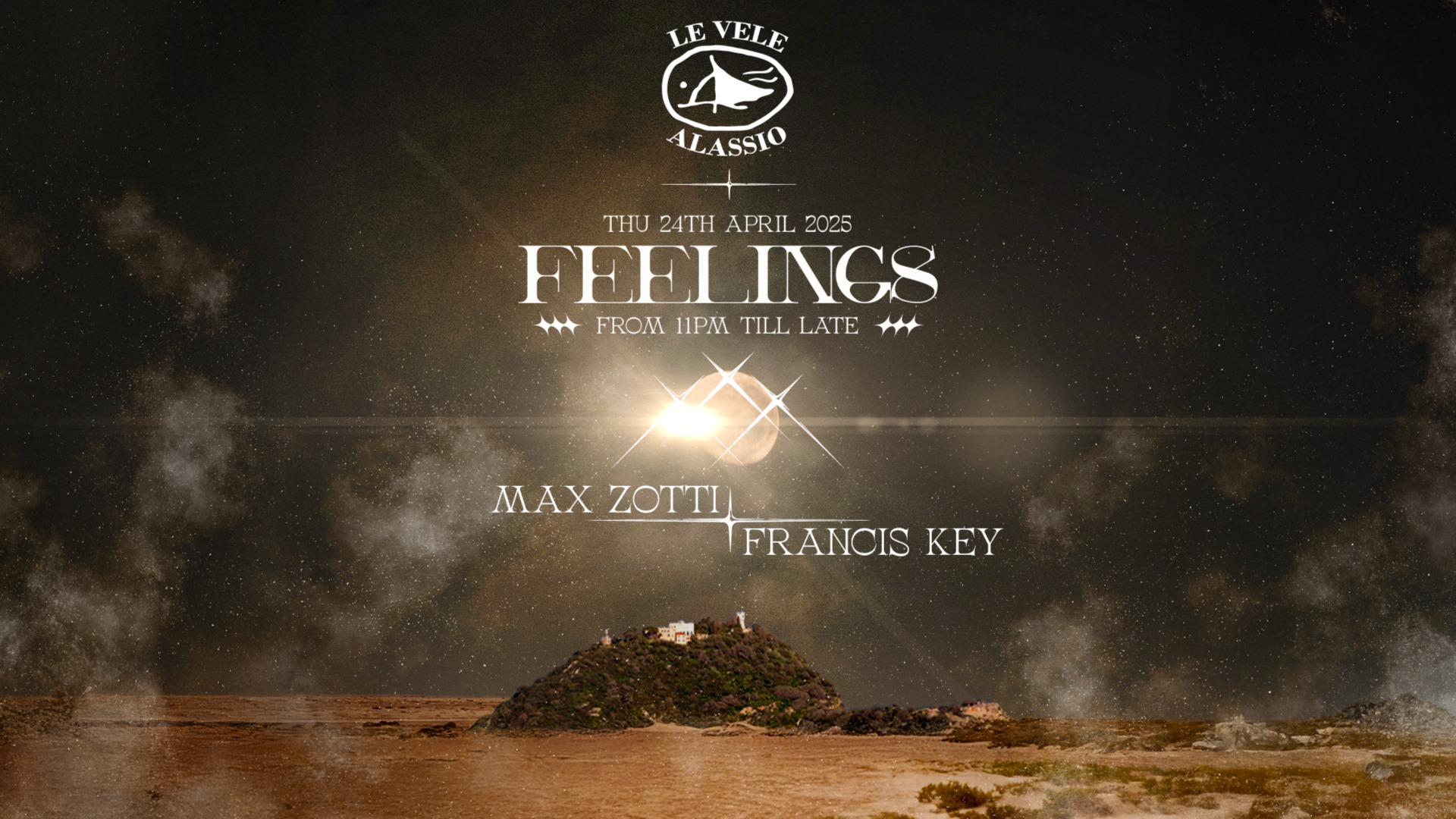 Le Vele Alassio presents Feelings Thu 24th April 2025