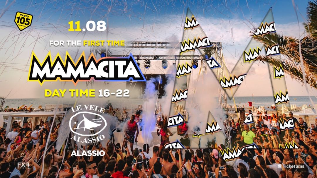 Le Vele Alassio presents Mamacita Daytime Sunday 11th August 2024 event cover