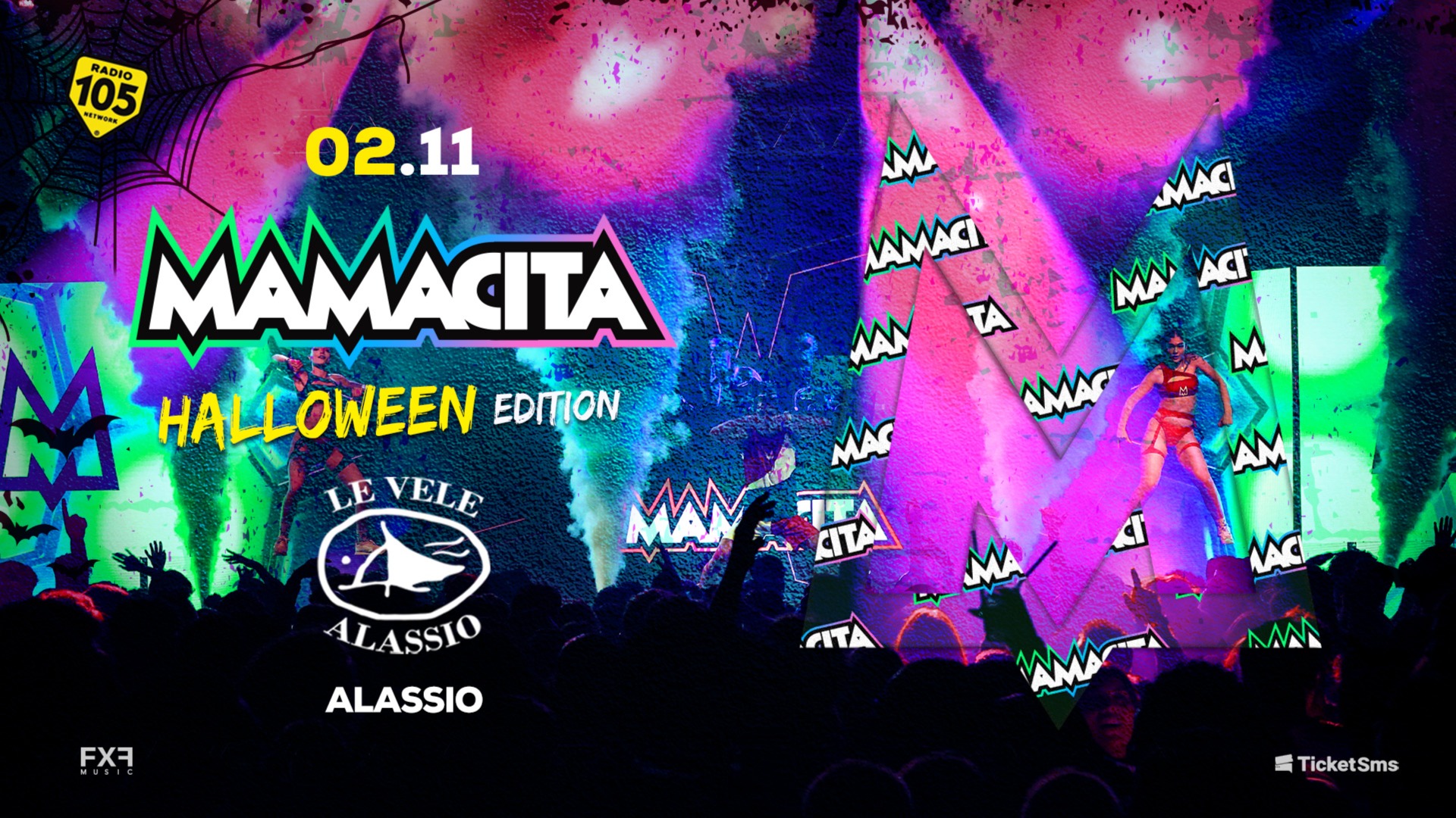 Le Vele Alassio presents Mamacita Halloween Edition Saturday 2nd November 2024