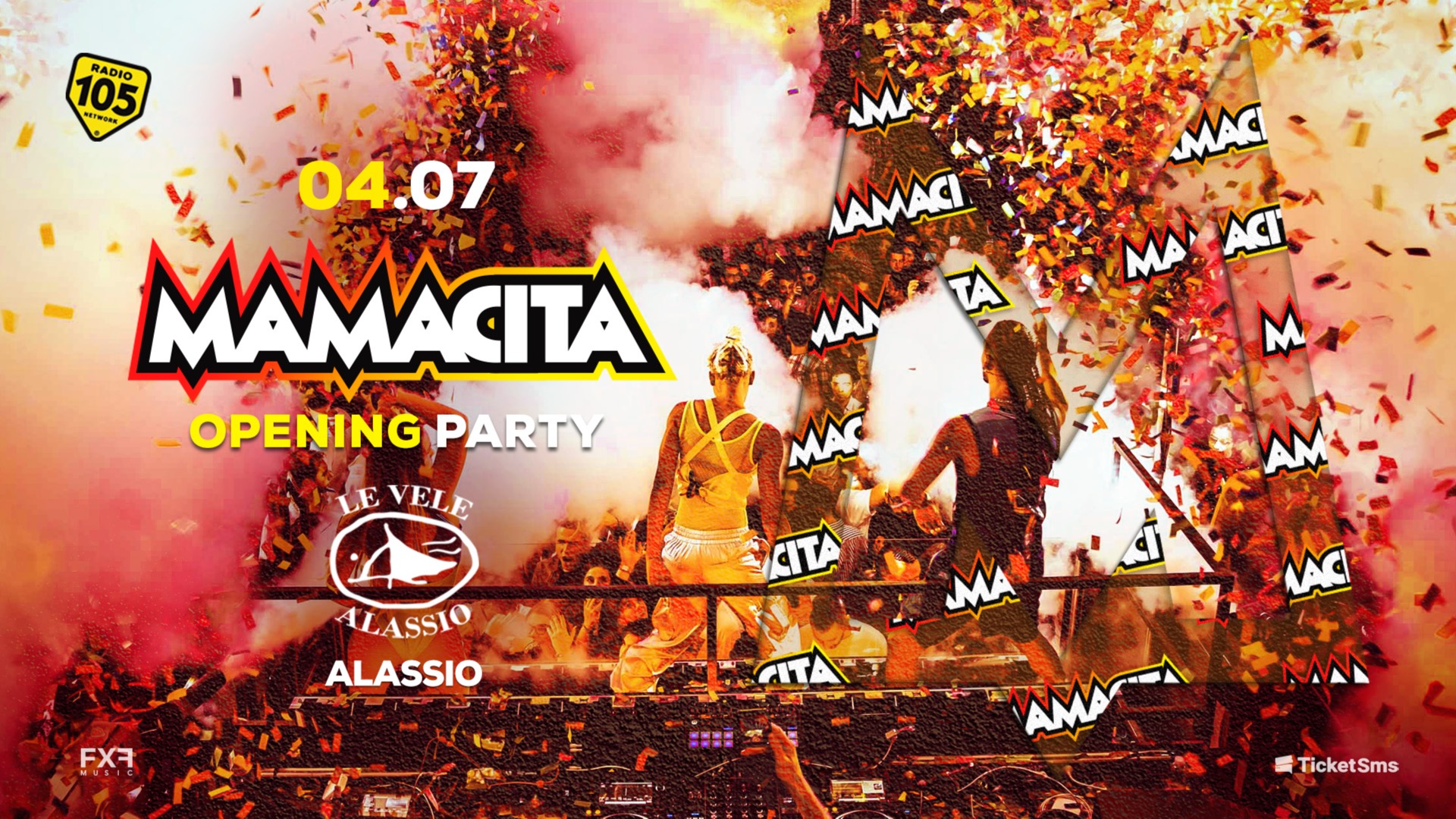Le Vele Alassio presents Mamacita Opening Party Thursday 4th July 2024