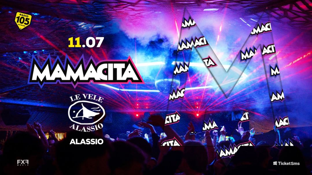 Couverture de l'événement Le Vele Alassio presents Mamacita Thursday 11th July 2024