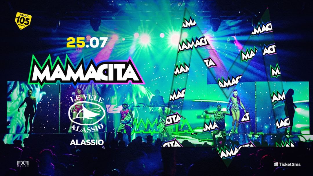 Cartel del evento Le Vele Alassio presents Mamacita Thursday 25th July 2024