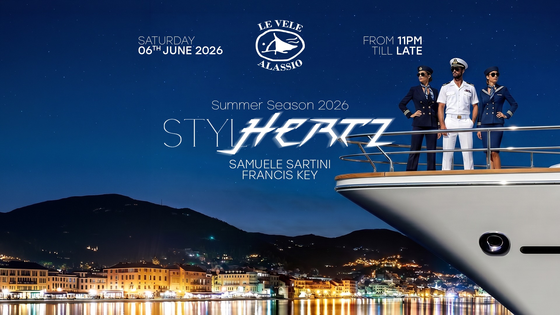 Le Vele Alassio presents Stylhertz - Saturday, 6th June 2026 image