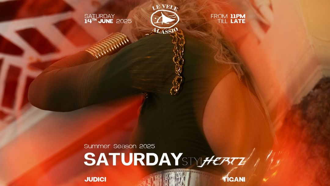 Le Vele Alassio Saturday Stylhertz 14th June 2025 event cover