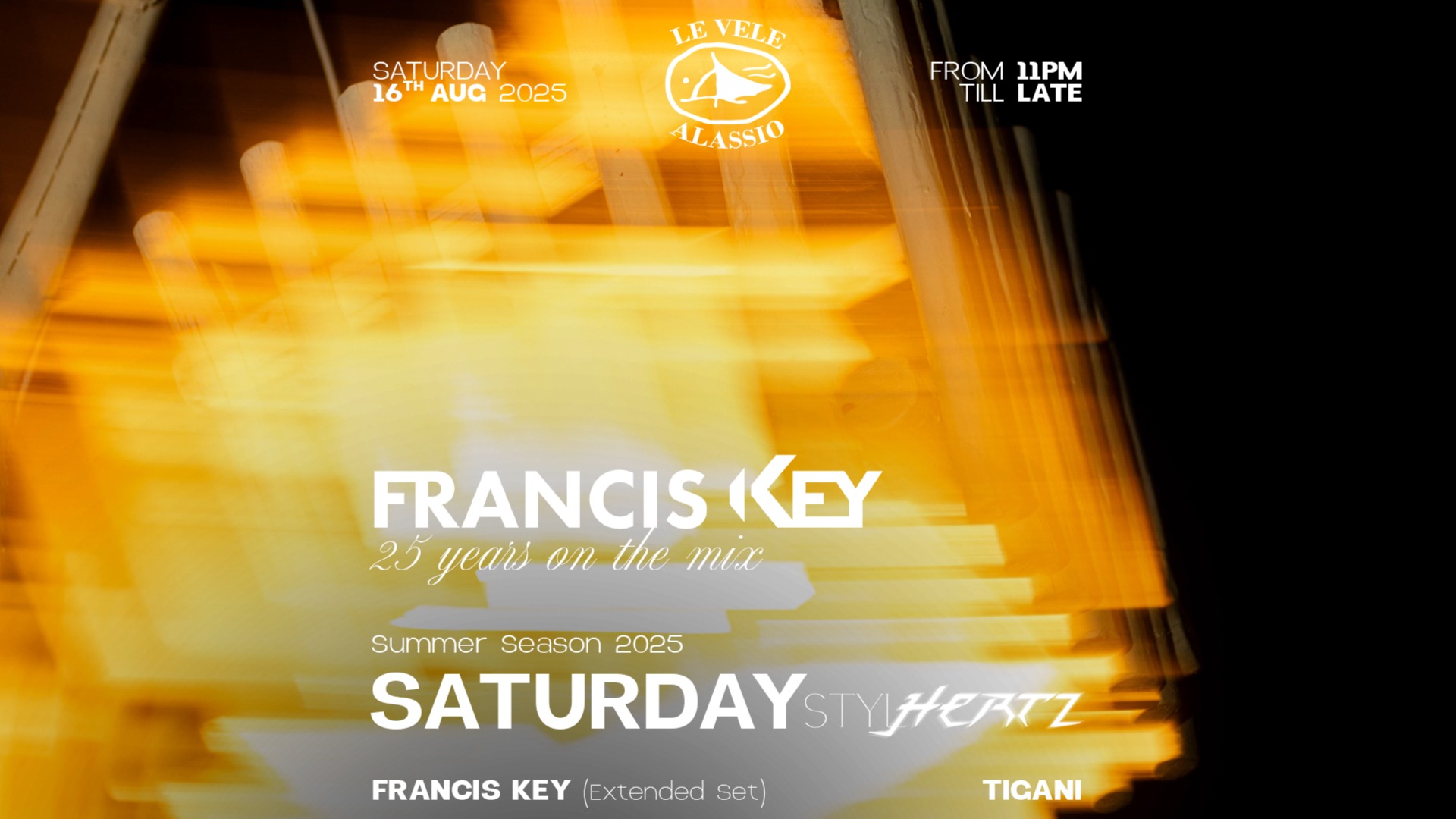 Le Vele Alassio Saturday Stylhertz 16th August 2025