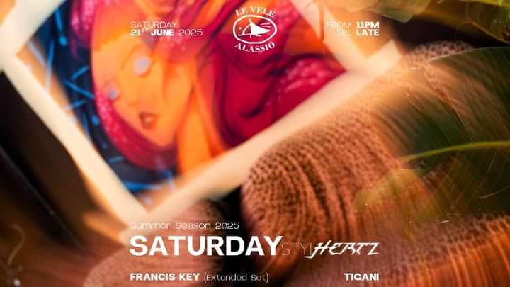 Cover for event: Le Vele Alassio Saturday Stylhertz 21st June 2025