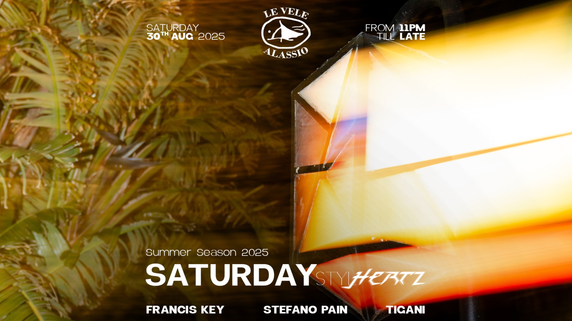 Le Vele Alassio Saturday Stylhertz 30th August 2025 image