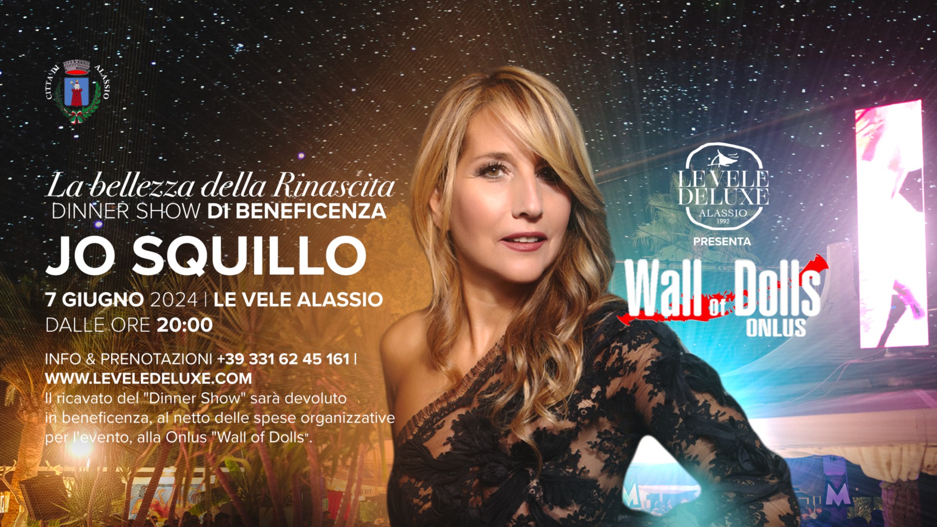 Le Vele Deluxe presents Wall of Dolls Friday 7th June 2024