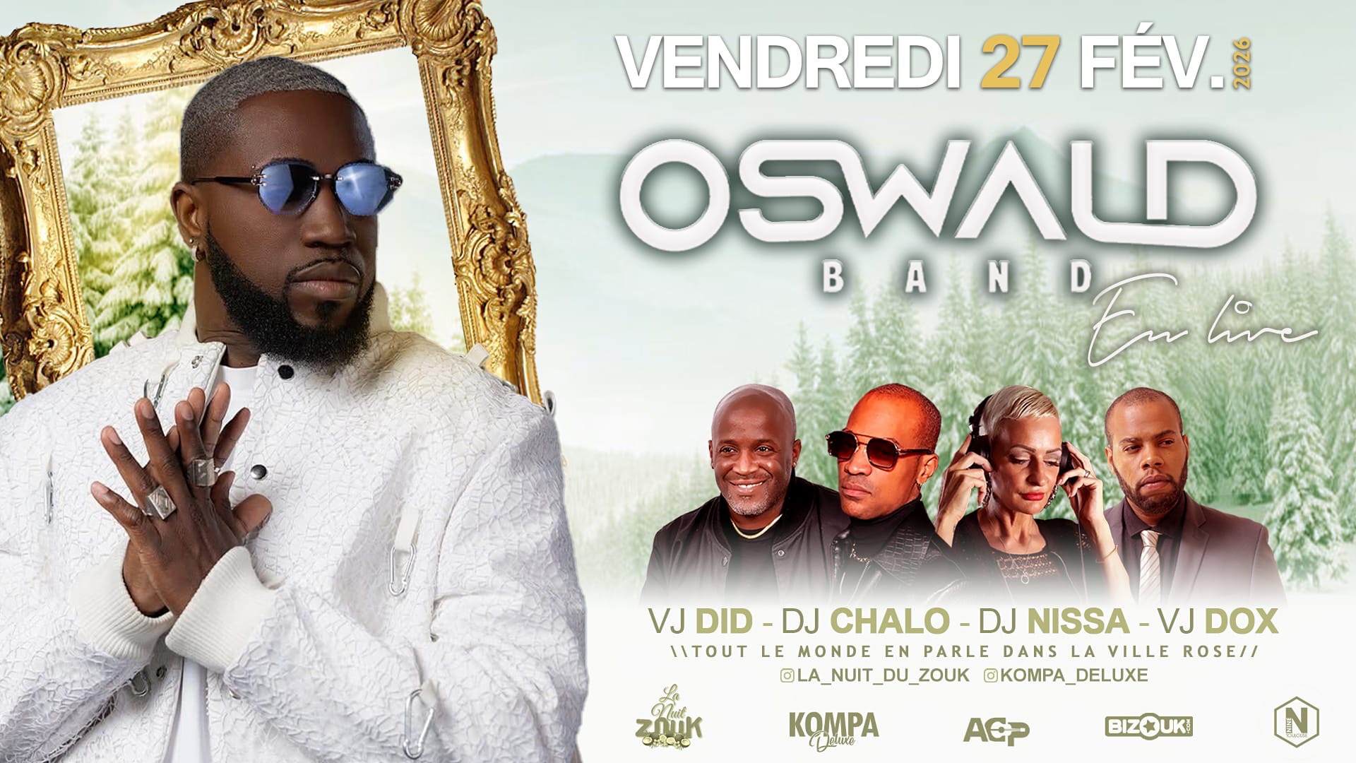 LE WEEK-END GOUYAD TOULOUSE OSWALD BAND - VENDREDI 27 FÉVRIER image