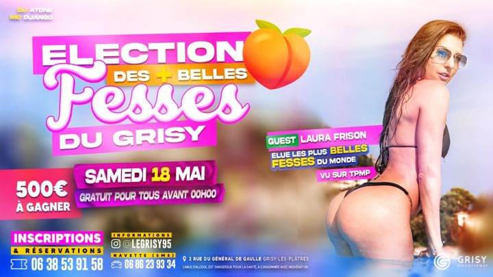 Cover for event: L'ELECTION DES + BELLES FESSES DU GRISY