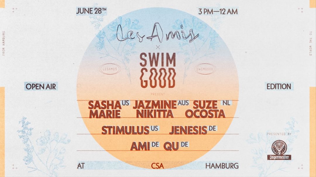 Copertina evento Les Amis x Swim Good