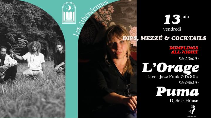 Cover for event: Les Athénéennes avec L'Orage + Puma