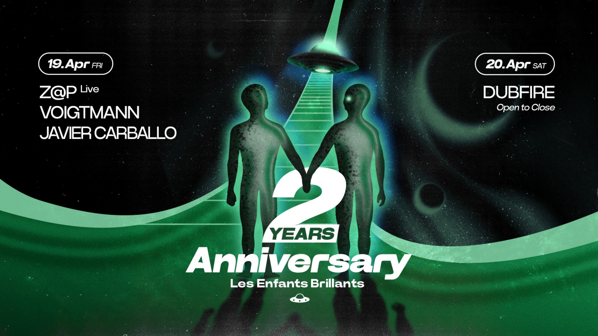 Les Enfants Brillants 2nd Anniversary pres. Dubfire Open To Close