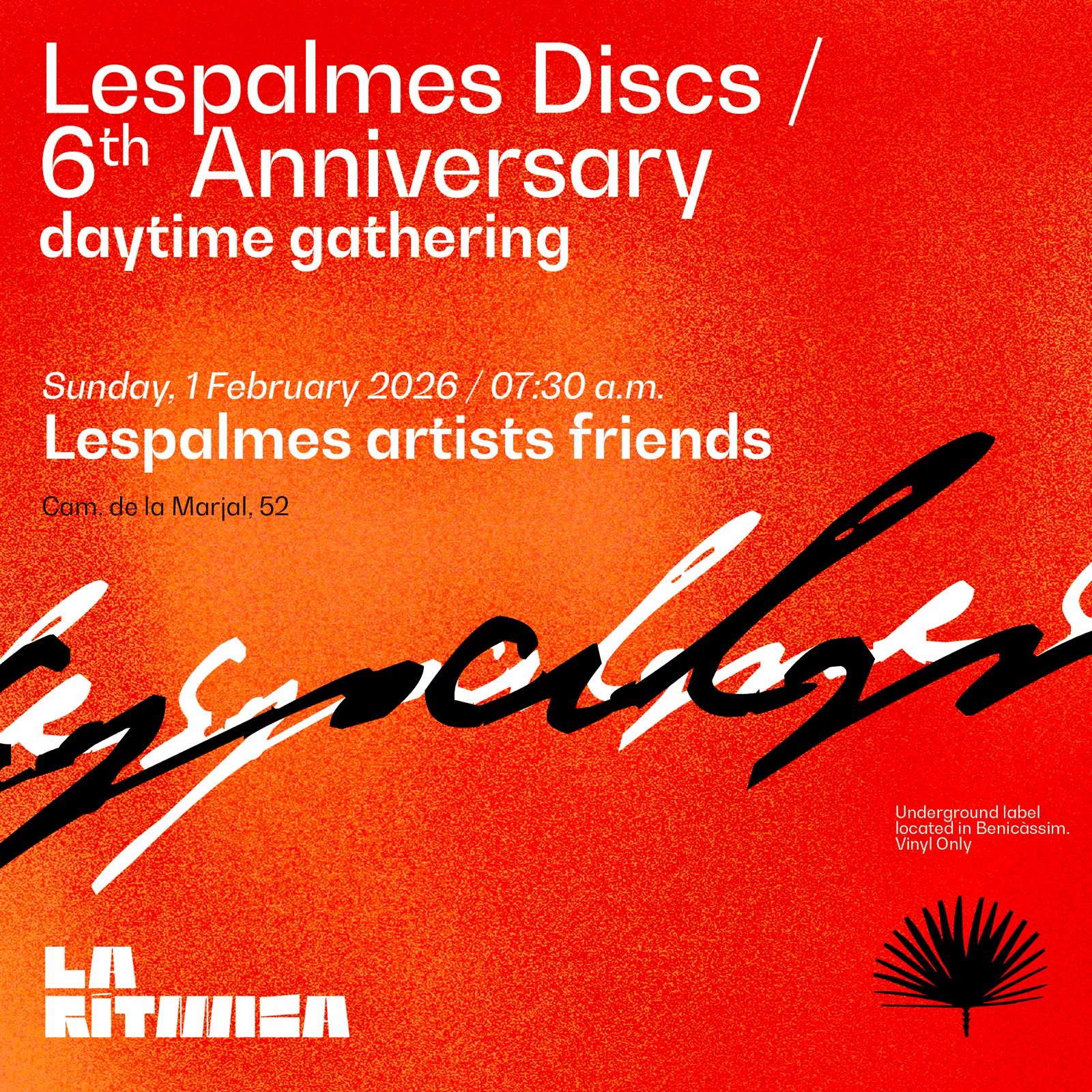 LESPALMES DISCS/ 6th Anniversary | Daytime gathering image
