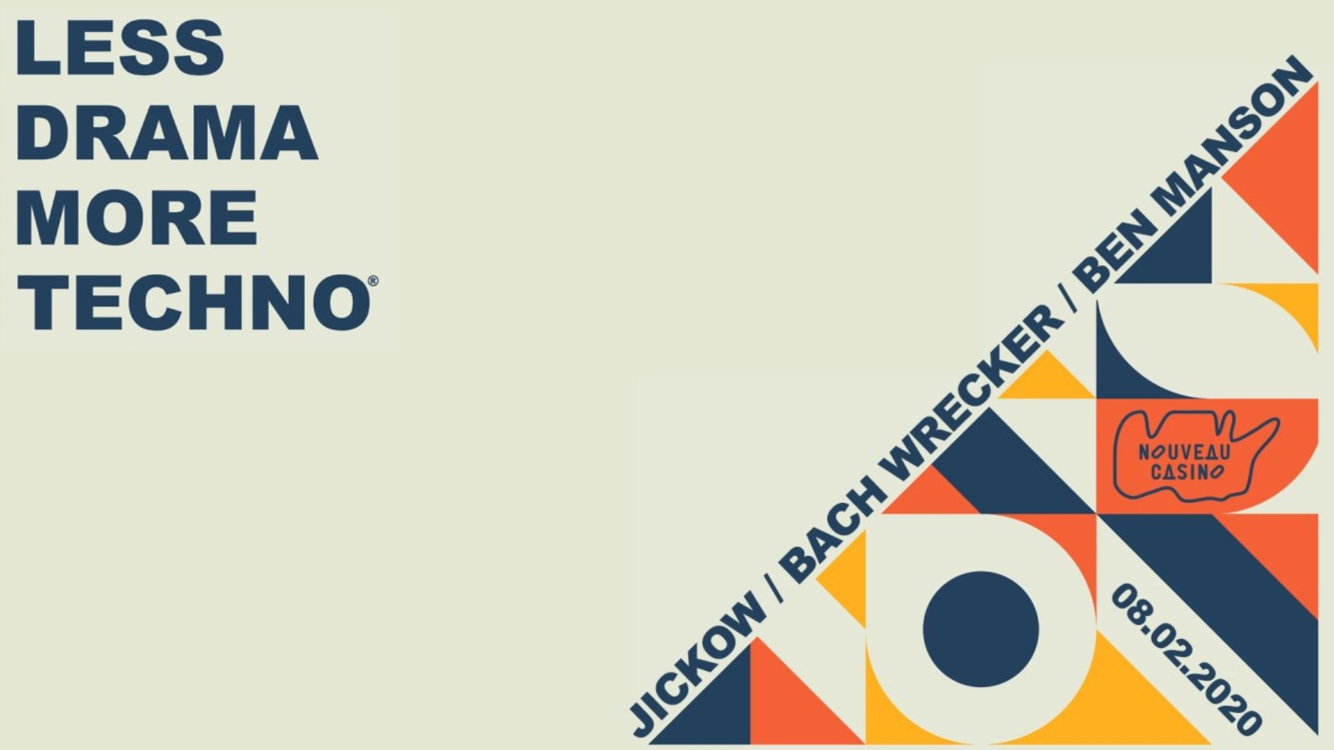 Less Drama More Techno #19 image