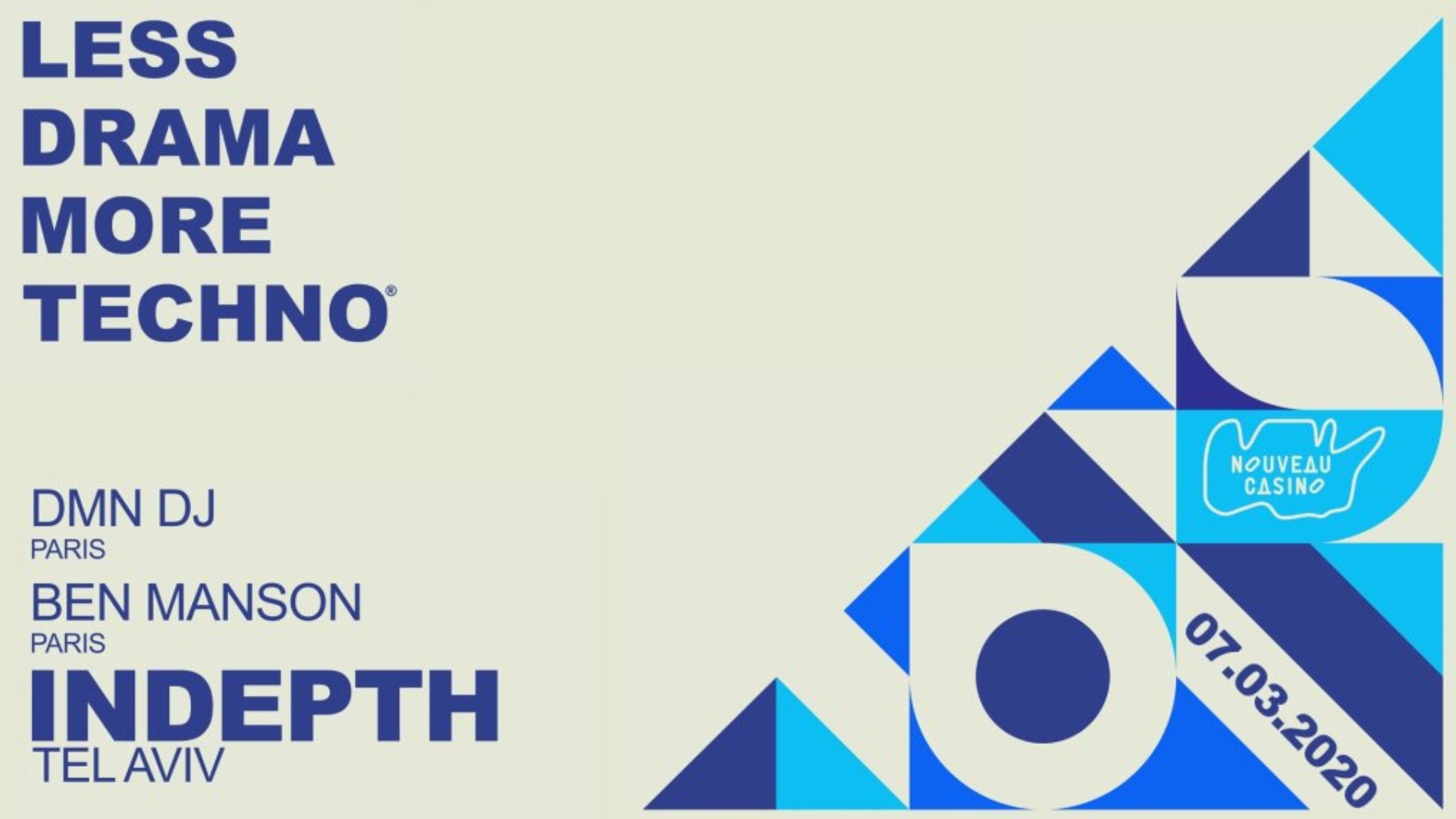 Less Drama More Techno #20 image