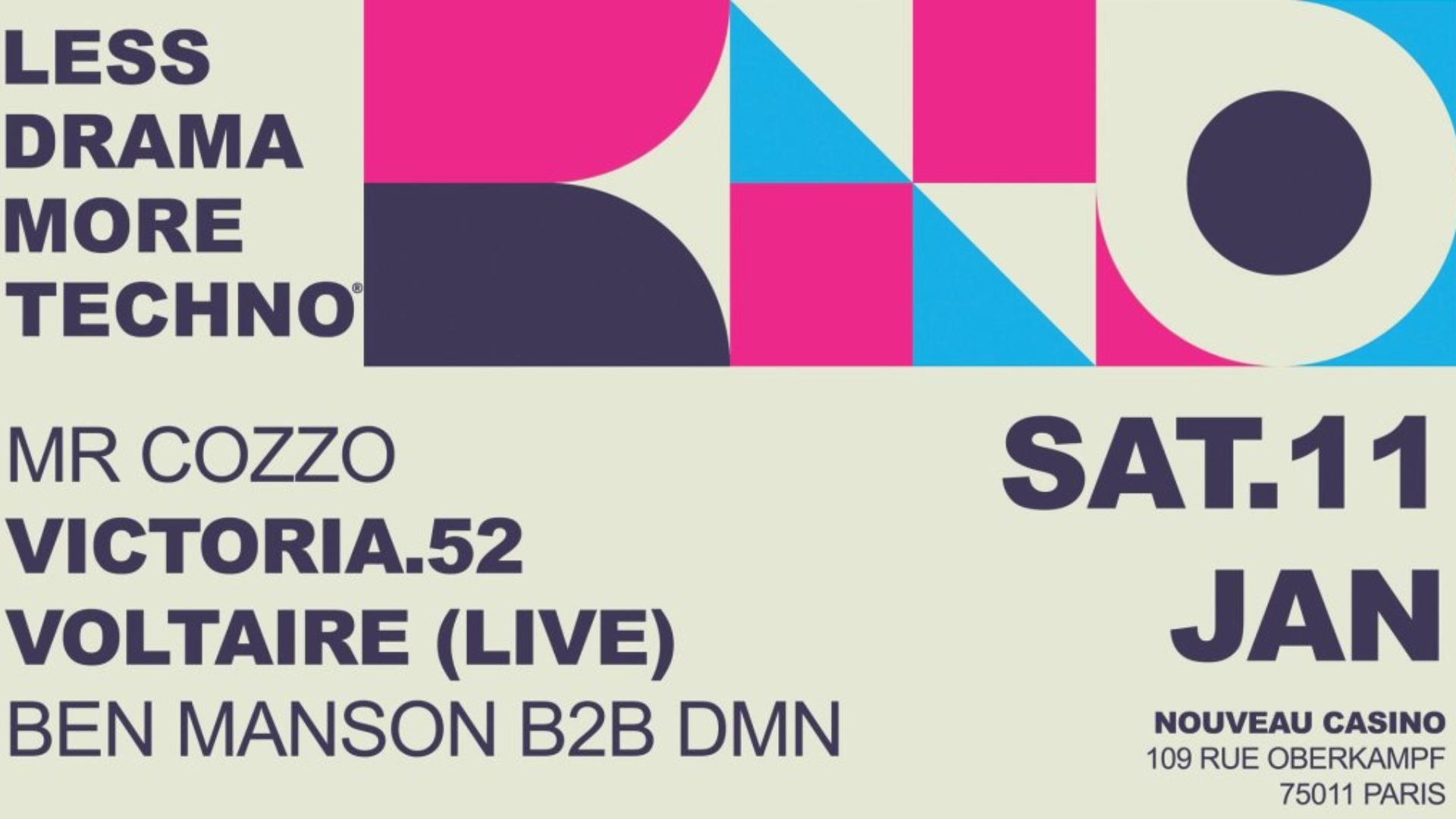 Less Drama More Techno image