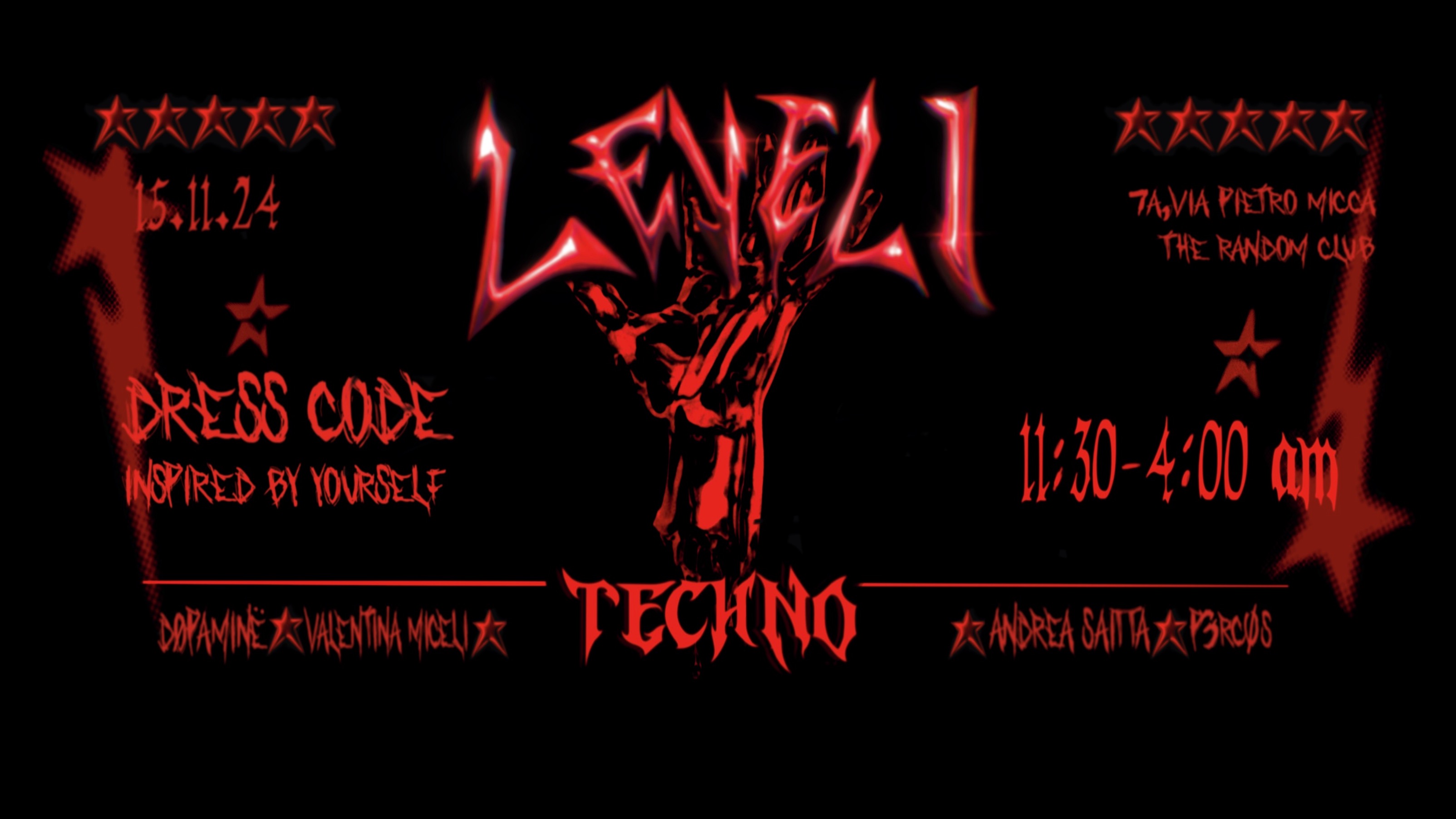 LEVEL 1 TECHNO NIGHT