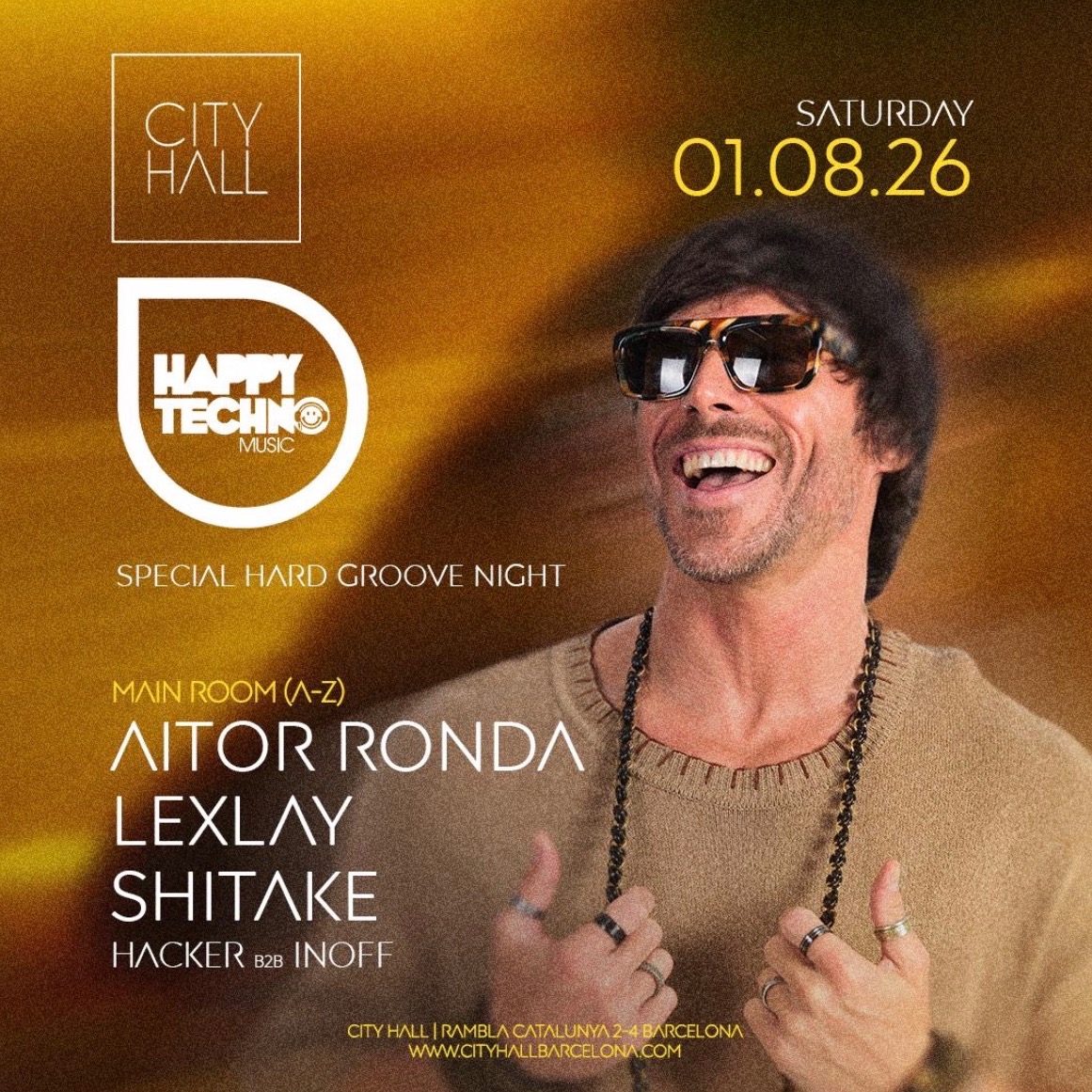 LEXLAY IS BACK! City Hall pres. Happy Techno image