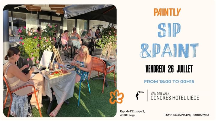 Cover for event: Liège - Sip & Paint By Paintly