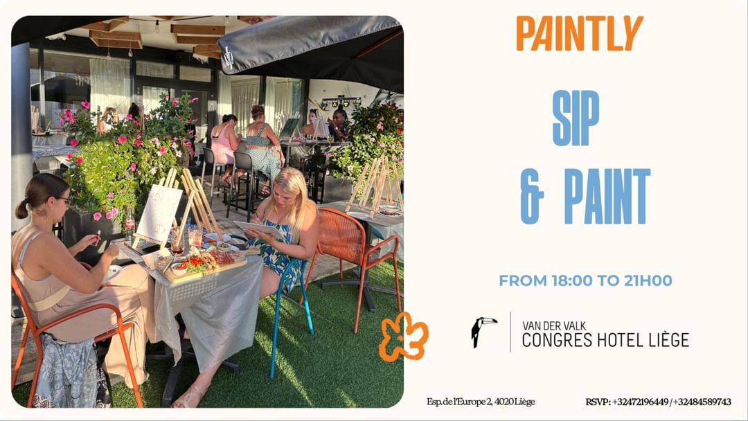 Copertina evento Liège - Sip & Paint