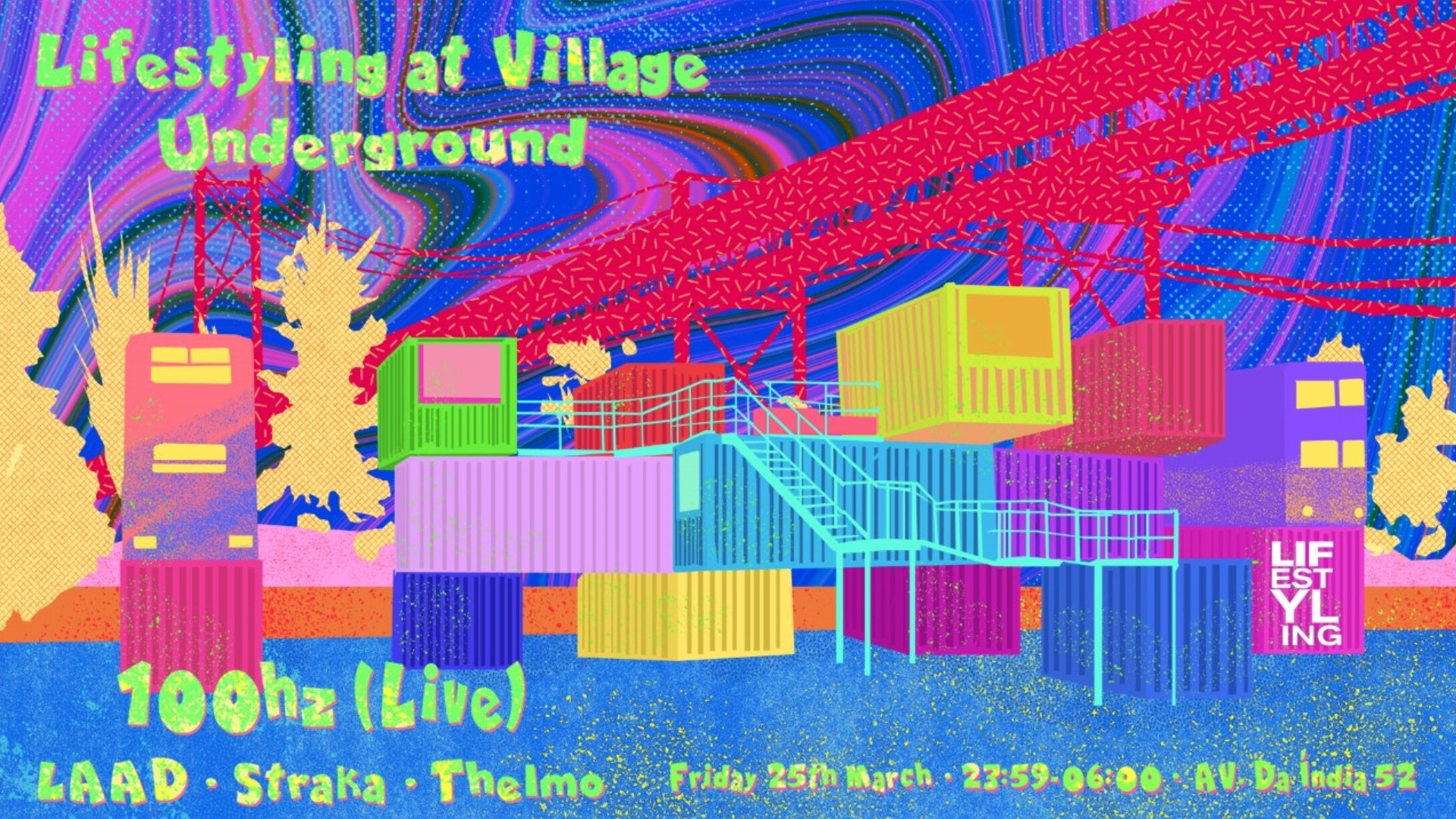 Lifestyling at Village Underground (Friday 25th) image