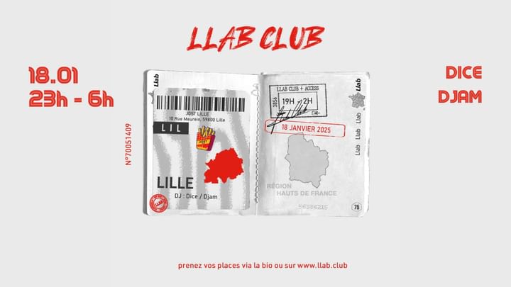 Cover for event: LILLE LLAB CLUB : Créateur d'ambiance !