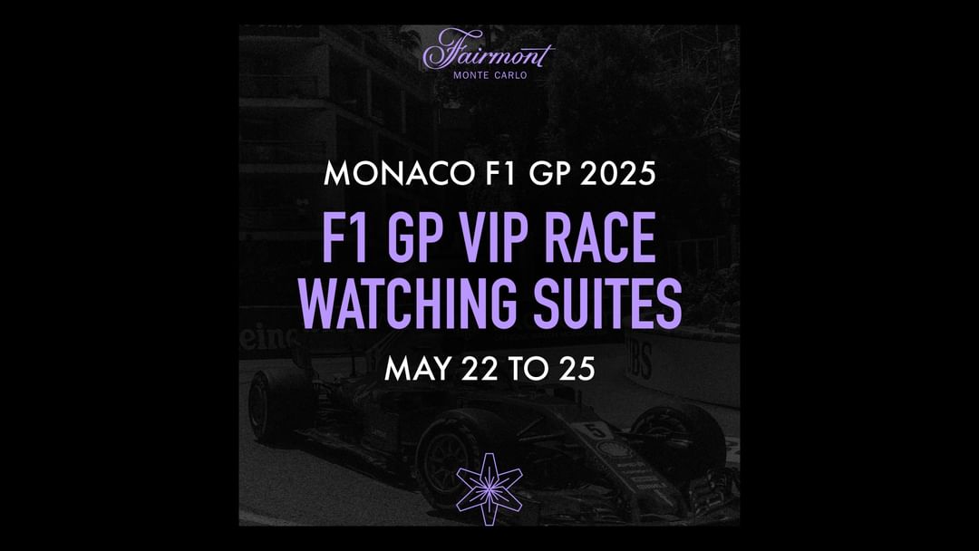 VIP RACE WATCHING SUITE TICKETS • MONACO GRAND PRIX -Eventplakat