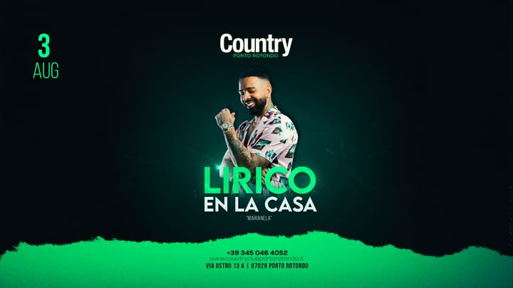 Cover for event: Lirico En La Casa - Country Club Porto Rotondo