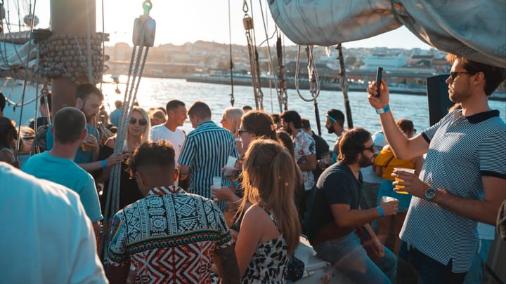 Cover for event: Lisbon: Day Boat Party with Live DJ and Night Club Entry