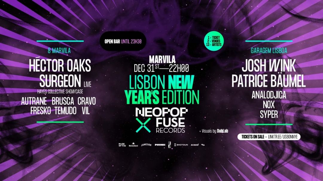 Lisbon New Year´s Edition: Neopop x Fuse Records event cover