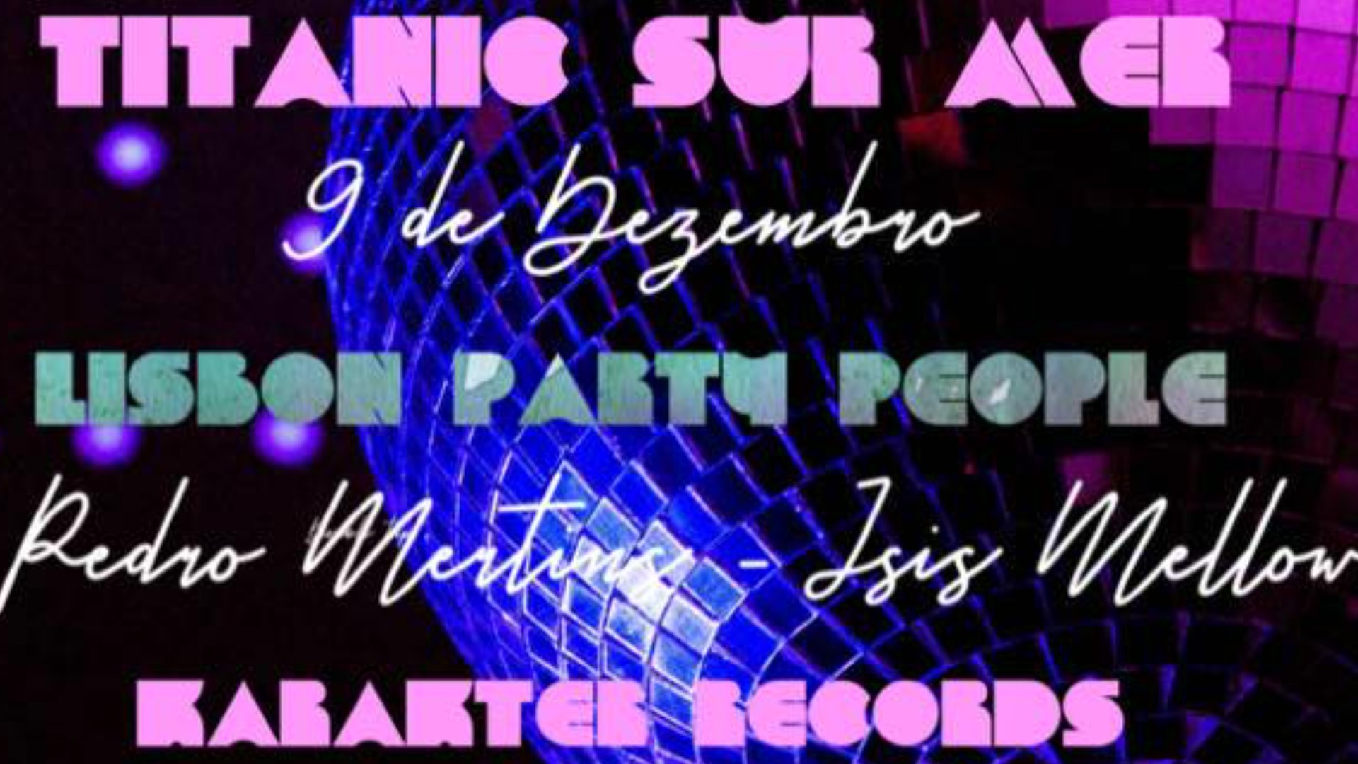 Lisbon Party People convida a Karacter Records image