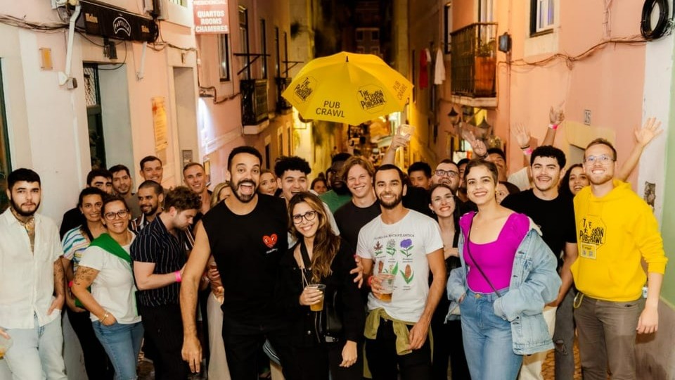 Lisbon: Pub Crawl with Open Bar, Shots, & VIP Club Entry image