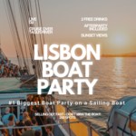 Lisbon’s #1 Sunset Boat Party with Live DJ and Night Club Entry image