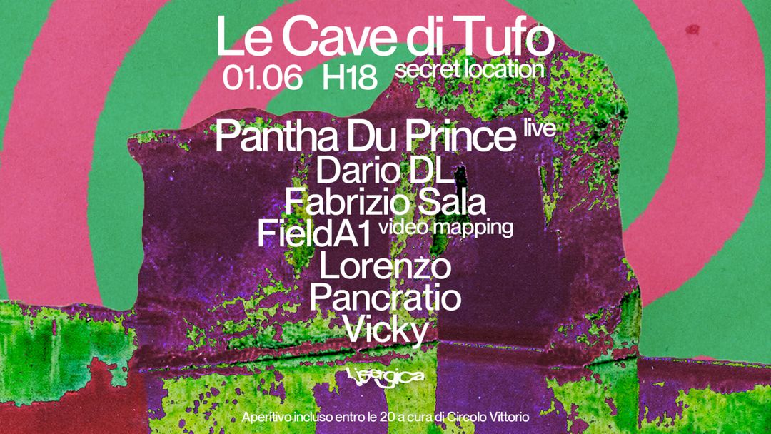 LISERGICA ~ 1.06 ~ Le Cave di Tufo -Eventplakat