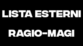 LISTA ESTERNI - SNOW PARTY RAGIO&MAGI
