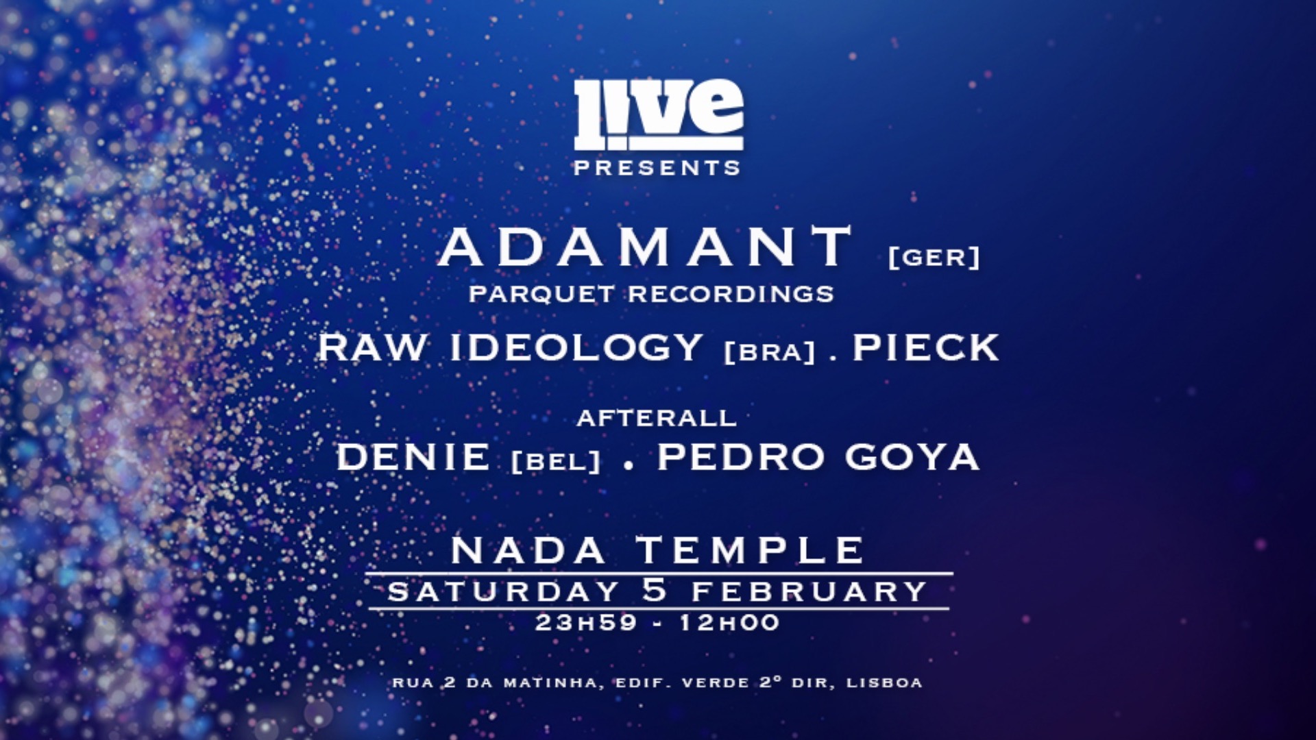 LIVE w/ ADAMANT [Parquet recordings | ger] image