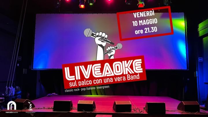 Cover for event: "Liveaoke - Sul palco con una vera band"