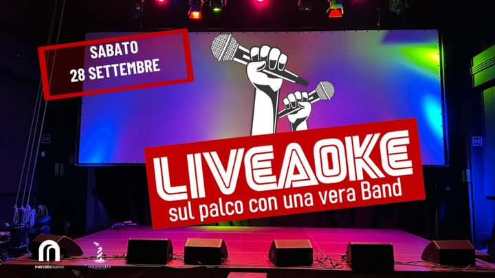 Cover for event: "LIVEAOKE -Sul palco con una vera band"