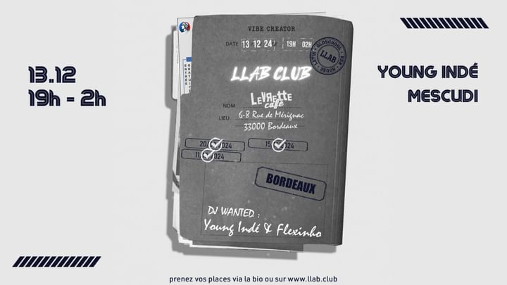 Cover for event: LLAB CLUB BORDEAUX : Le Xmas du LLAB !