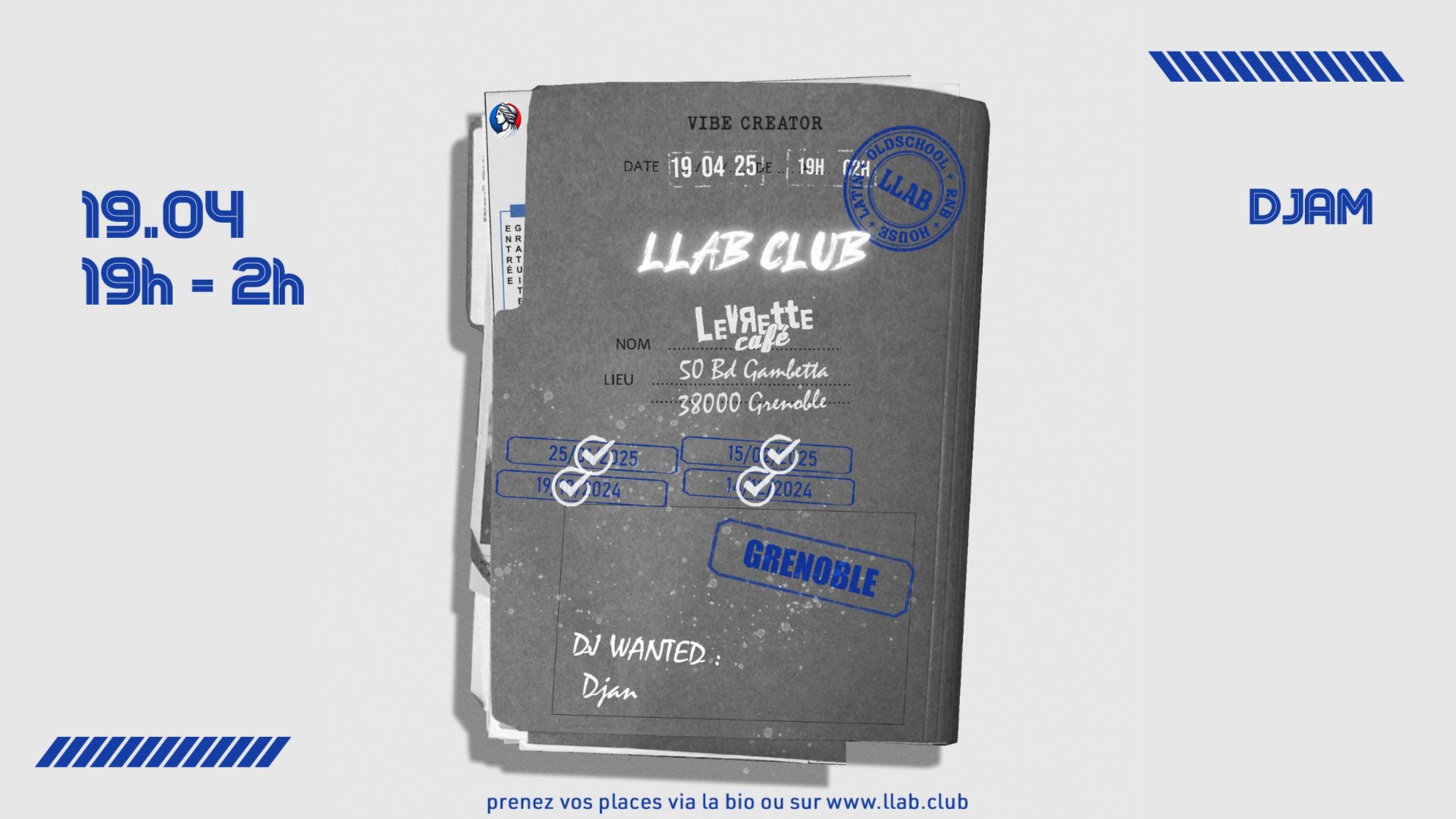 LLAB LOUNGE CLUB GRENOBLE : Notre RDV ! image