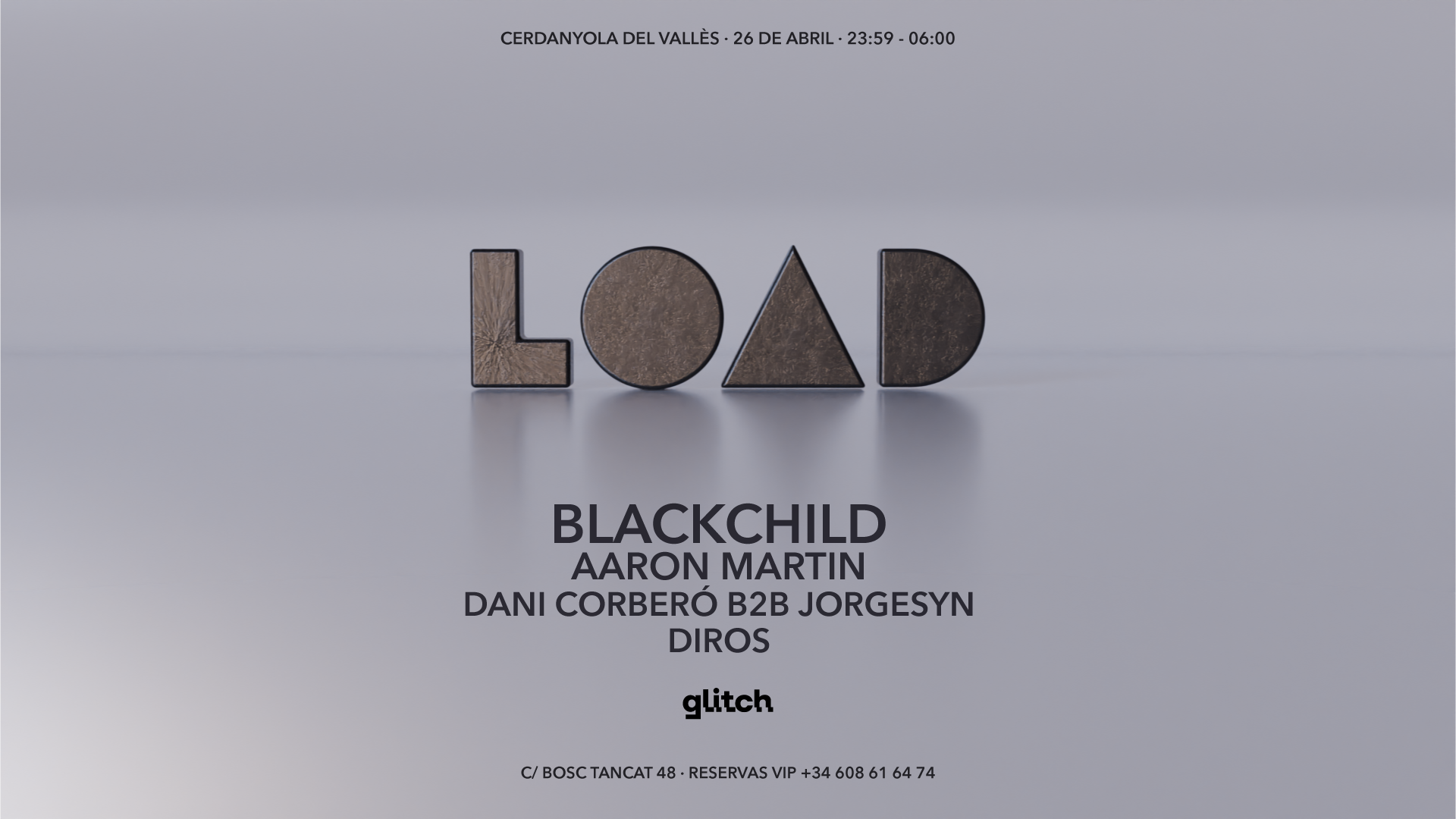 LOAD pres. BLACKCHILD at GLITCH image