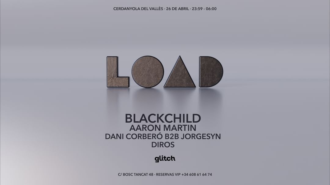 LOAD pres. BLACKCHILD at GLITCH event cover