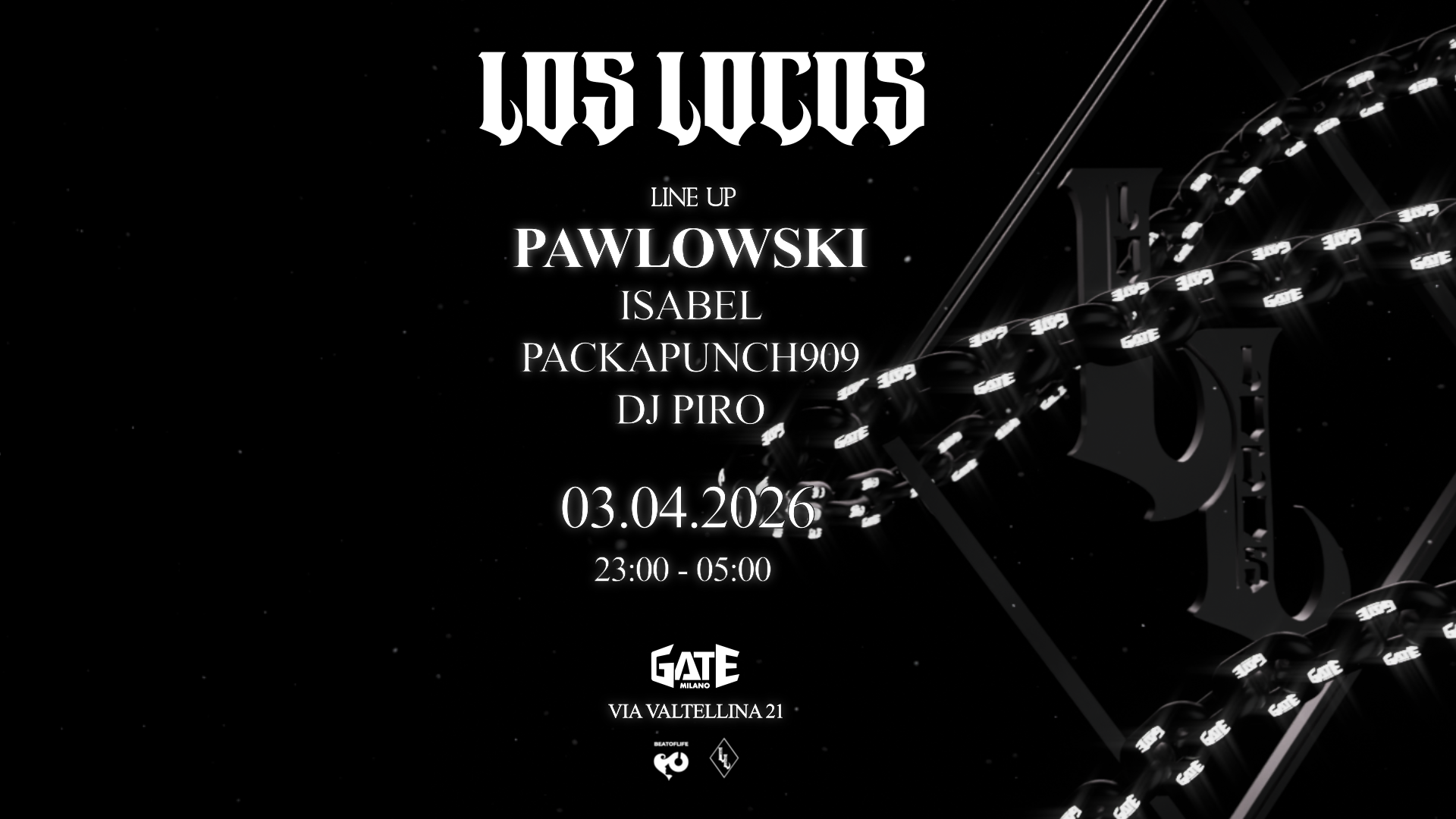 LOS LOCOS: Pawlowski, Isabel, Packapunch909, DJ Piro  image