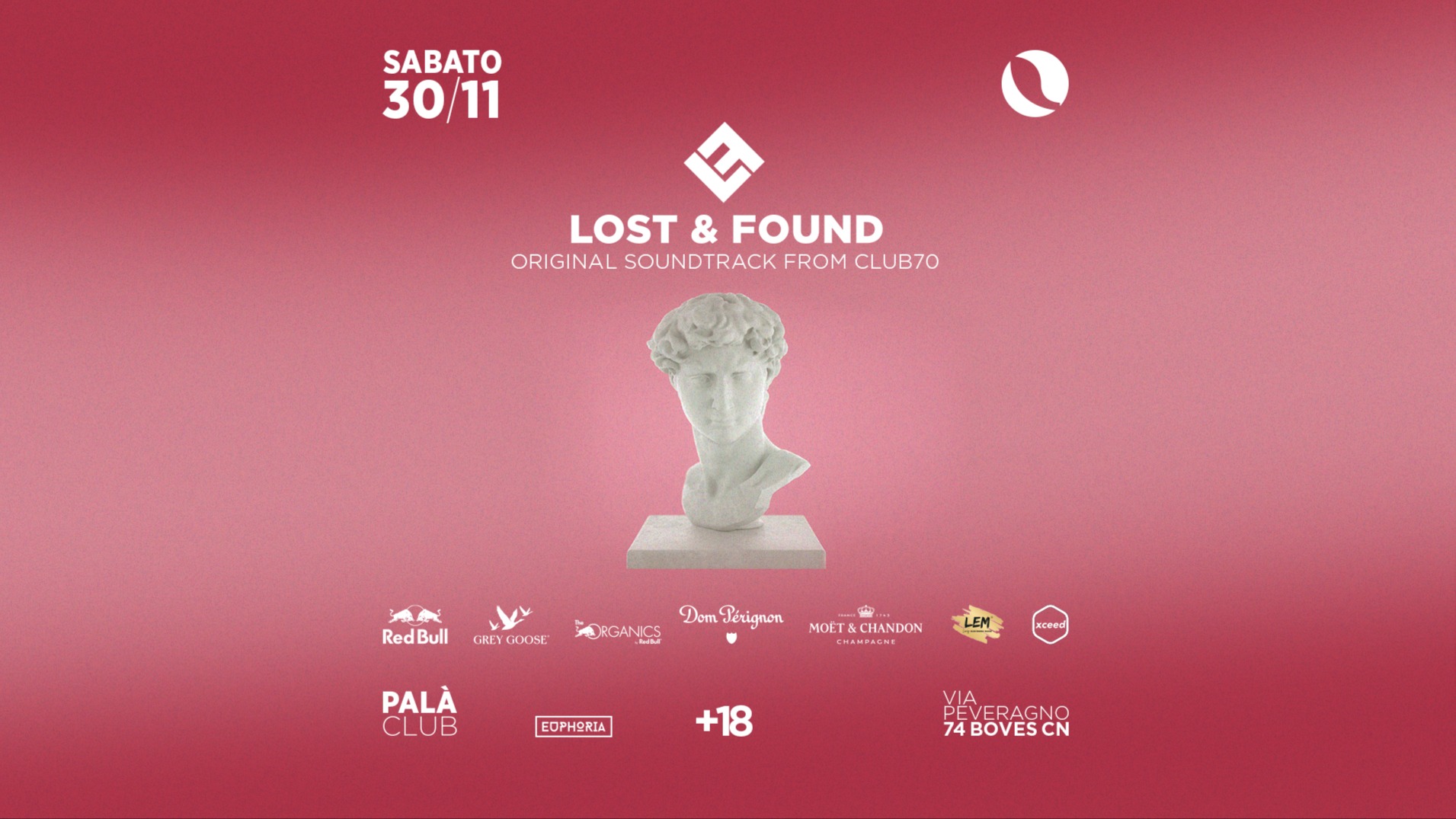 LOST AND FOUND x EUPHORIA PALA' CLUB - FREE ENTRY image