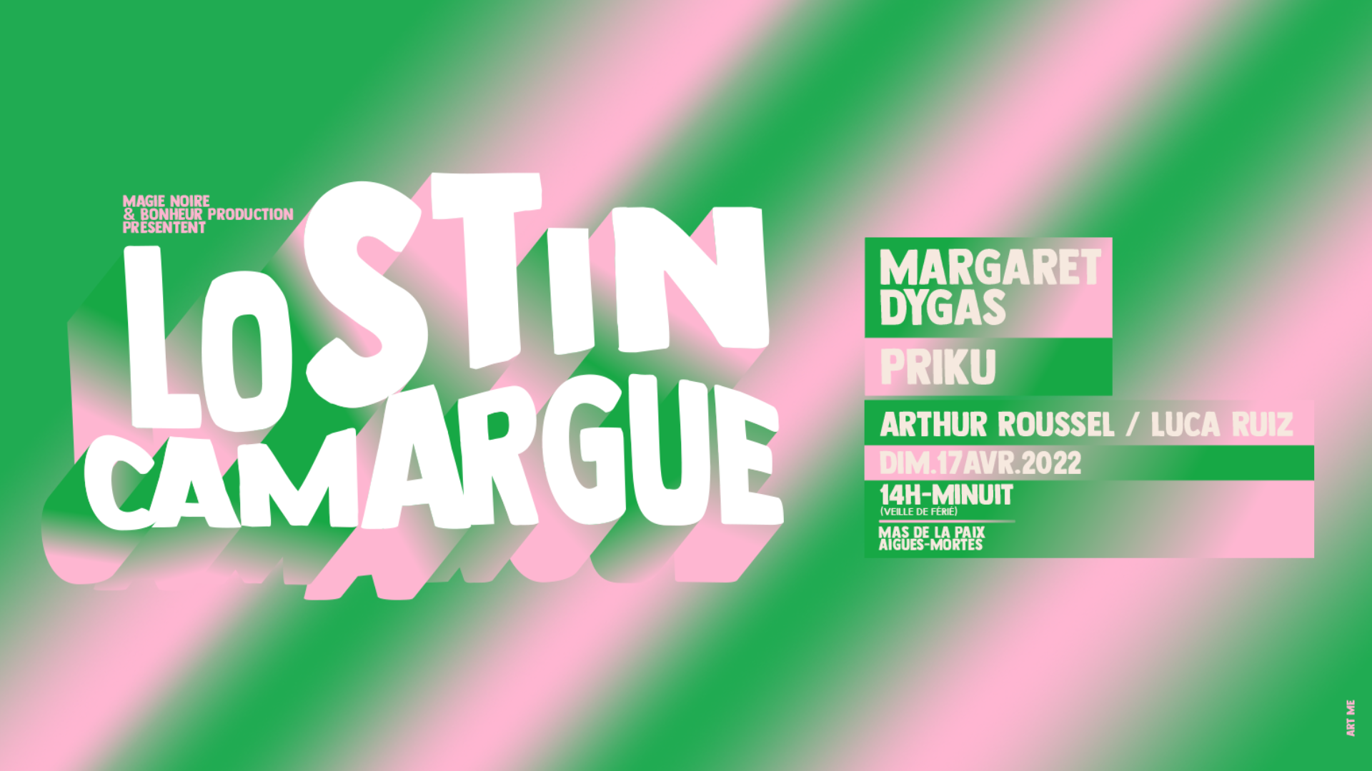 LOST IN CAMARGUE : Priku & Margaret Dygas - Dim 17 avril 2022 ( veille de férié ) image
