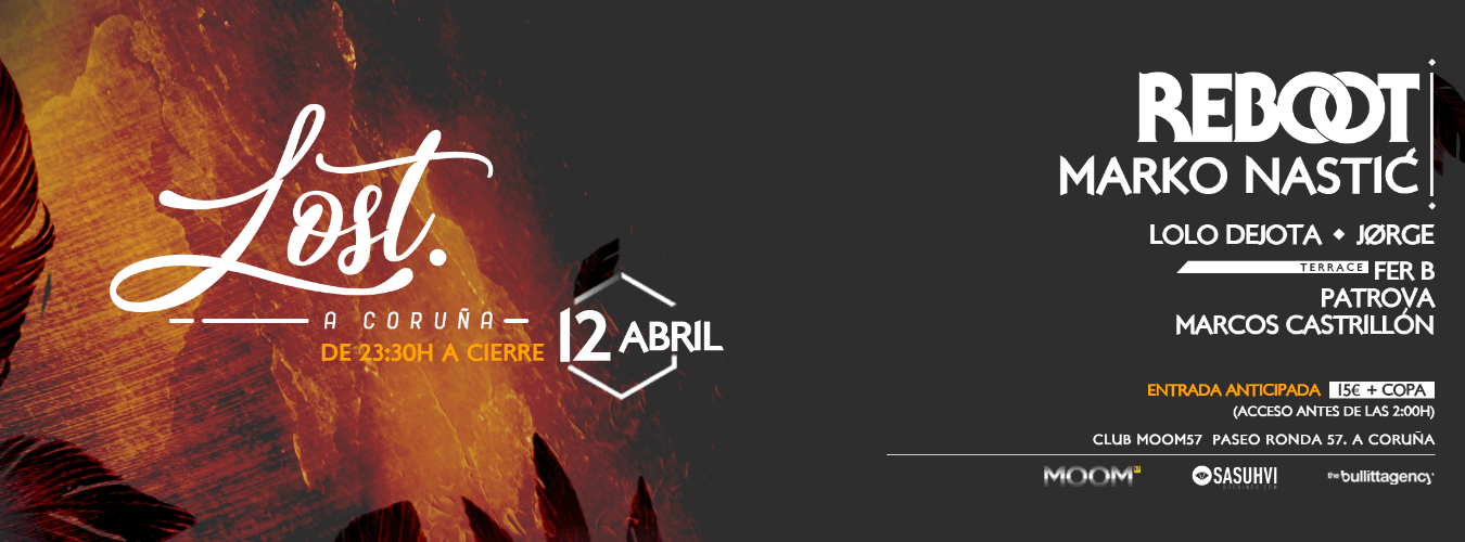 LOST - REBOOT + MARKO NASTIC + RESIDENTS image